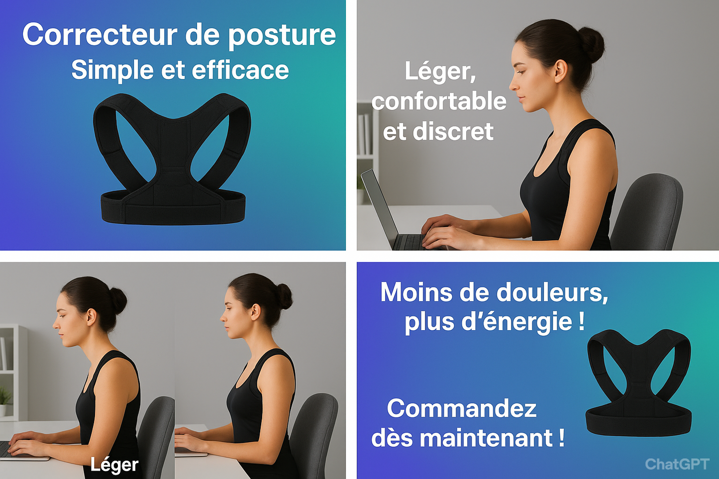 Ceinture correctrice de Posture