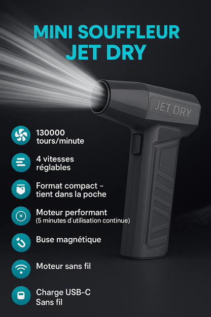 Souffleur d'air électrique portable Turbo